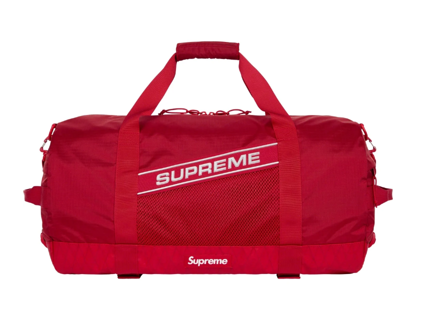 Supreme Logo Duffle Bag Red (FW23)