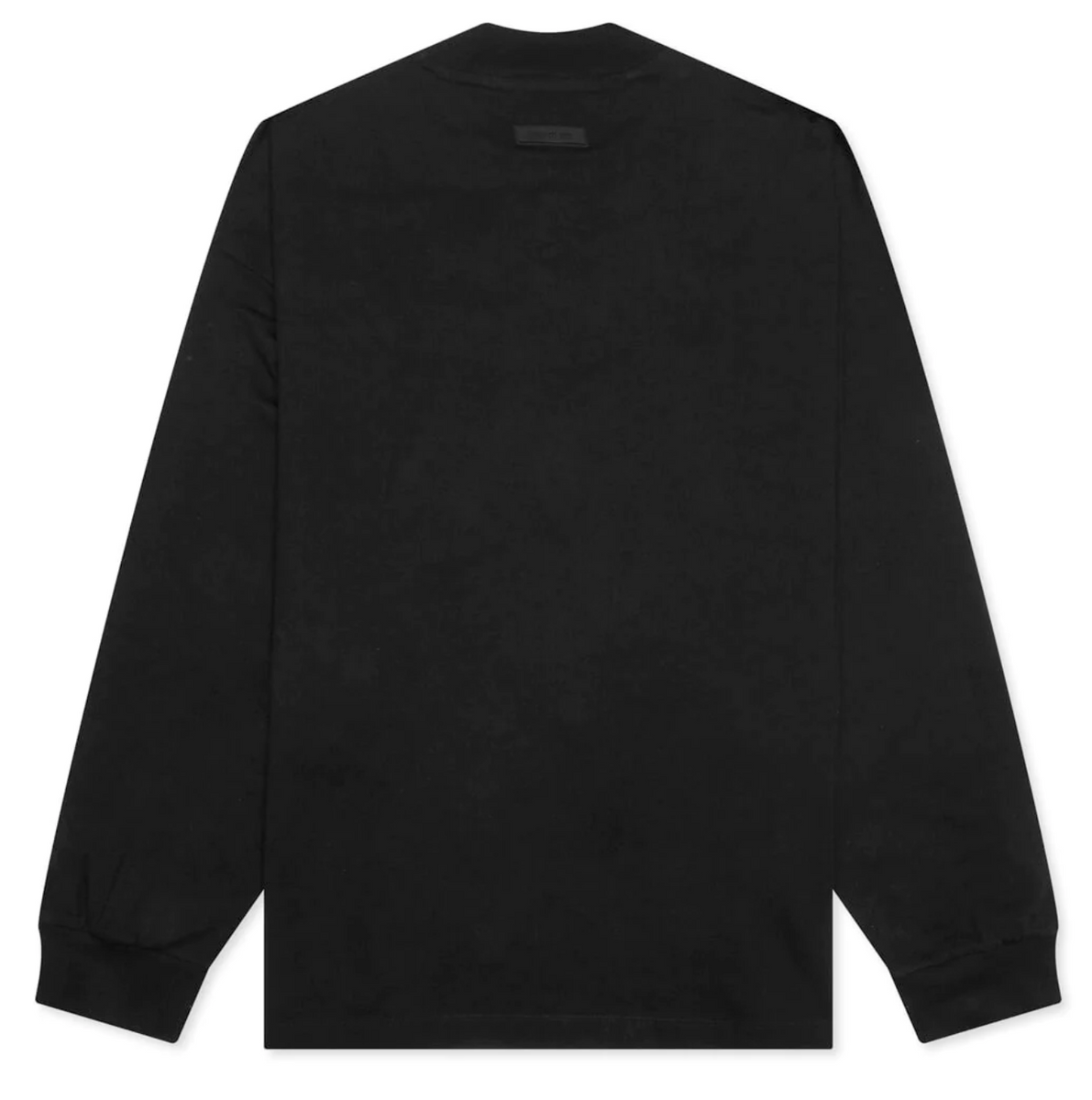 Fear Of God Essentials Crewneck Long Sleeve Tee Jet Black The Fix 8962