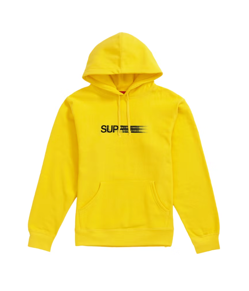 Supreme Motion Logo Hooded Sweatshirt (SS20) Lemon – THE FIX