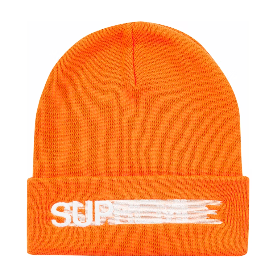 Supreme Motion Logo Beanie (SS23) Orange – THE FIX