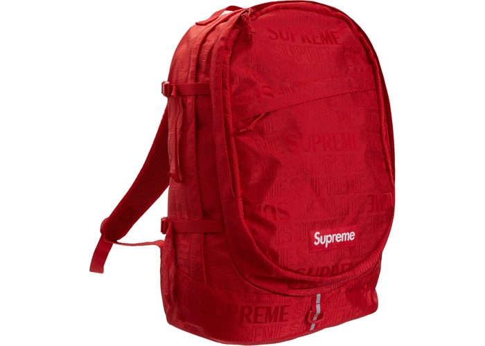 Supreme Backpack w/ Tags - Red Backpacks, Bags - WSPME64128