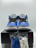 Air Jordan 3 Retro Varsity Royal Cement (TRIED ON)