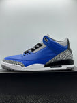 Air Jordan 3 Retro Varsity Royal Cement (TRIED ON)