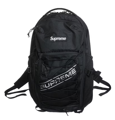 Supreme Logo Duffle Bag Black (FW23)