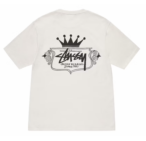 Stussy Built To Last Pigment Dyed Tee Natural