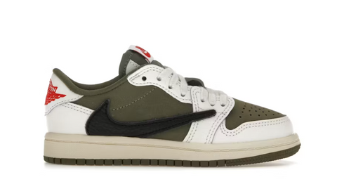 Air Jordan 1 Retro Low OG SP Travis Scott Medium Olive (PS) Preschool