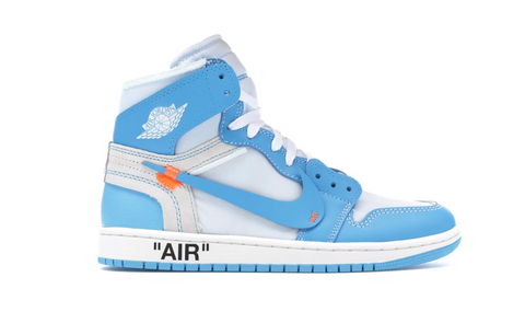 Air Jordan 1 Retro High Off-White University Blue (WORN)