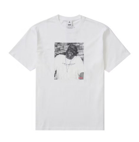 Supreme Jordan Biggie S/S Top White