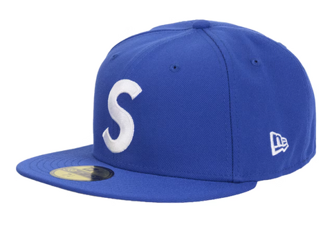 Supreme Screw Ball S Logo New Era 59Fifty Fitted Hat Royal