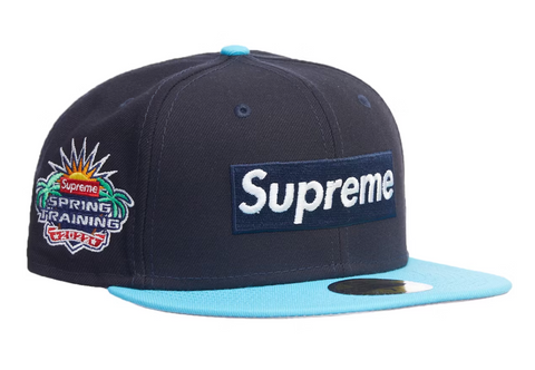 Supreme 2-Tone Box Logo New Era Blue