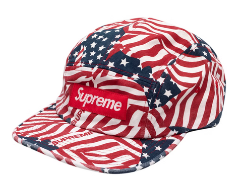 Supreme Washed Chino Twill Camp Cap (SS20) Flags