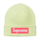 Supreme New Era Box Logo Beanie (FW17) Pale Lime