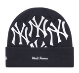 Supreme New York Yankees New Era Box Logo Beanie Navy