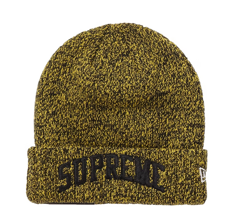 Supreme New Era Arc Logo Beanie Yellow