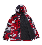 Supreme Nike Arc Corduroy Hooded Jacket Red Camo