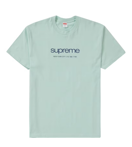 Supreme Shop Tee Light Teal