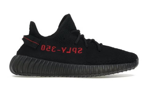 Adidas Yeezy Boost 350 V2 Black Red Bred (WORN)