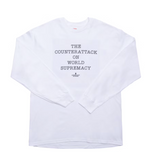 Supreme UNDERCOVER/Public Enemy Counterattack L/S Tee White