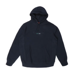 Supreme Embossed Logo Hooded Sweatshirt (SS18) Navy