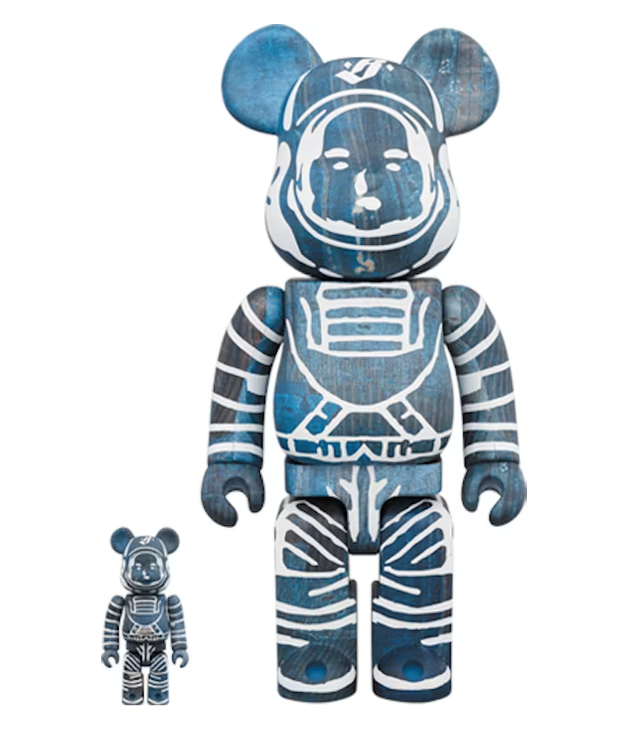 Bearbrick x Billionaire Boys Club x FDMTL 100% & 400% Set Navy