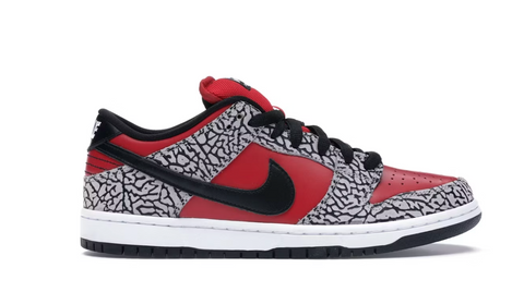 Nike SB Dunk Low Supreme Red Cement (2012)(WORN)