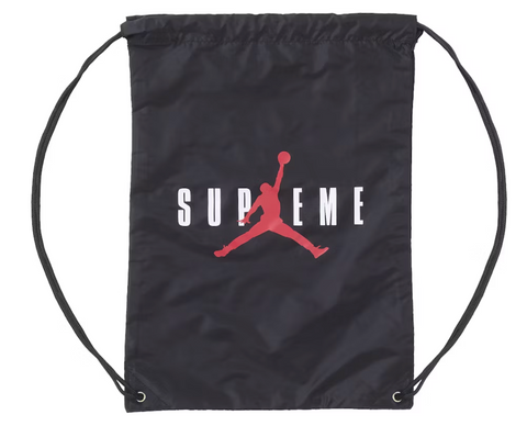 Supreme Jordan Drawstring Bag Black (FW24)