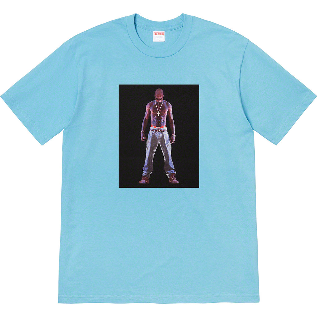 Supreme Tupac Hologram Tee Light Slate – THE FIX