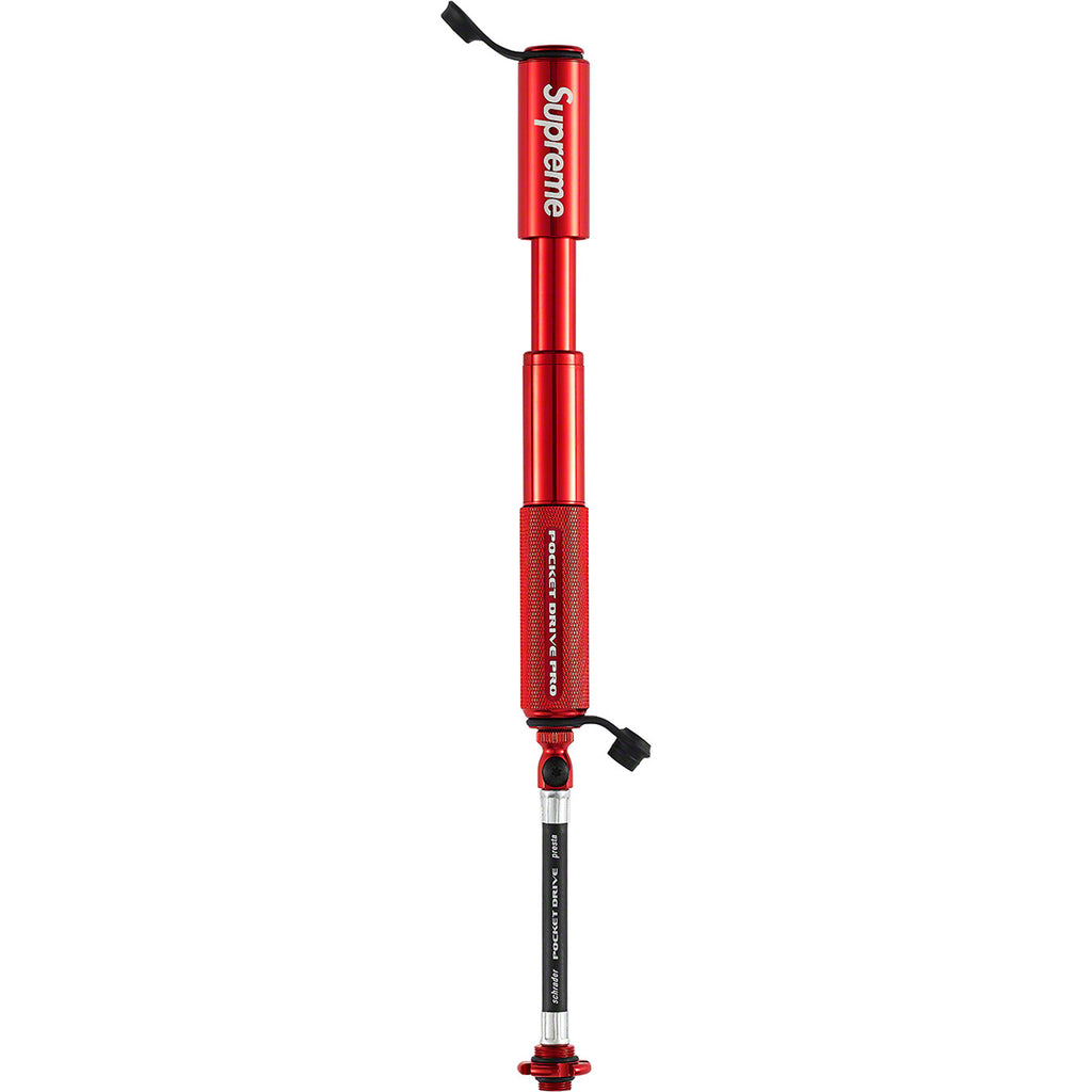 Supreme Lezyne Pocket Drive Pro Bike Pump Red – THE FIX