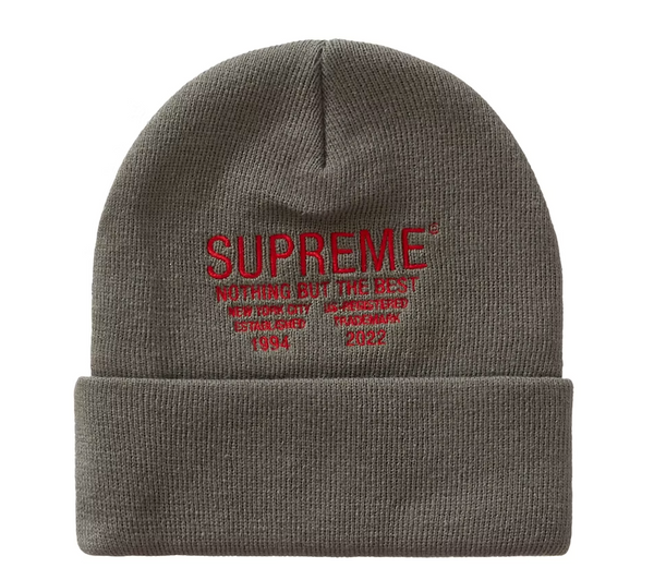 Supreme Nothing But Beanie Grey