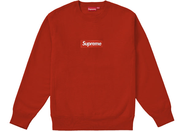 Supreme Box Logo Crewneck (FW18) Rust – THE FIX